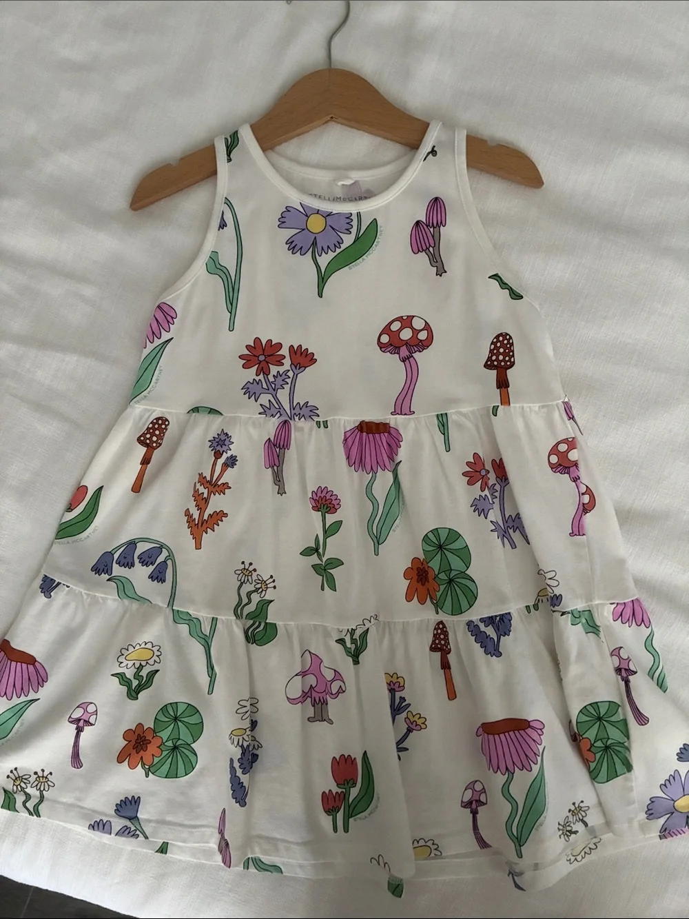 Stella McCartney Kids Girls Printed Sundress Dress Sz 6 Years